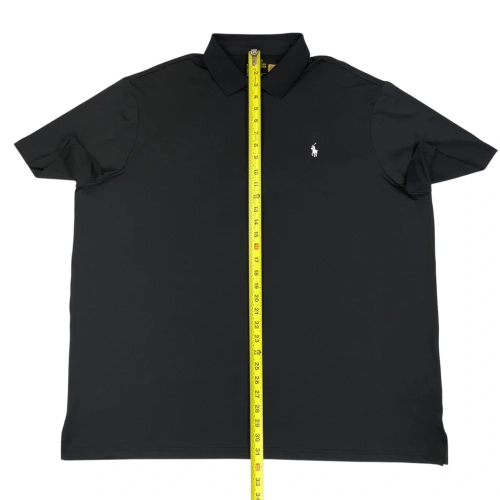 Polo Ralph Lauren Performance Short Sleeve Polo Shirt Men's Size XXL Black